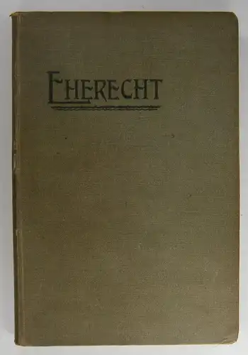 [Vogt, Joseph]: Eherecht mit Zustimmung Sr. Erzbischöflichen Gnaden des Hochwürdigsten Herrn Erzbischofs gedruckt zum Gebrauche beim Unterrichte im Erzbischöflichen Priesterseminar zu Köln. 