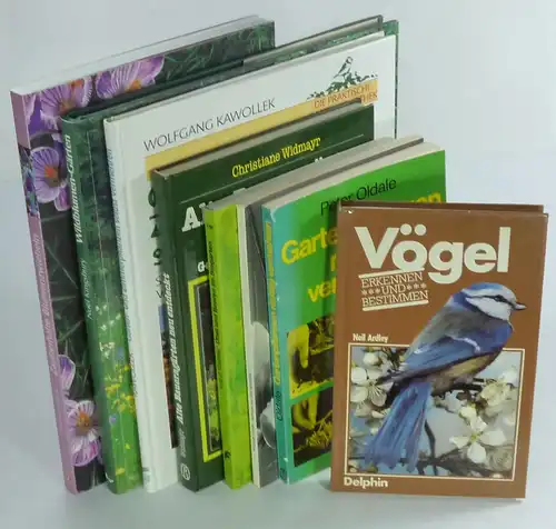 Vleeschouwer, Olivier de u.a: Konvolut "Garten"   8 Titel:1. Olivier de Vleeschouwer: Zauberhafte Blumenzwiebeln. Delius Klasing, 2005. 159 S. mit farbigen Abbildungen.2. Noel Kingsbury:.. 