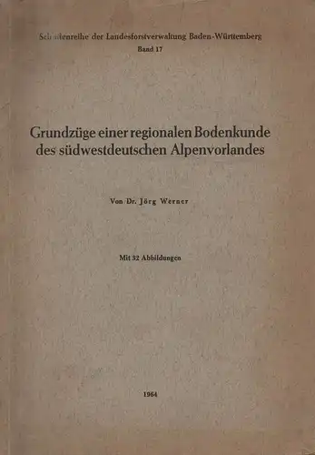 Werner, Jörg: Grundzüge einer regionalen Bodenkunde des südwestdeutschen Alpenvorlandes. (Schriftenreihe der Landesforstverwaltung Baden-Württemberg ; 17). 
