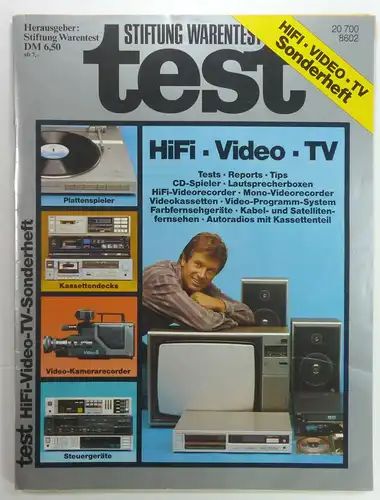 Stiftung Warentest (Hg.): HiFi - Video - TV Sonderheft 4/85. 
