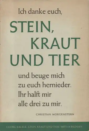 Eberle, Georg: Stein, Kraut und Tier. (Senckenberg-Buch ; 35). 