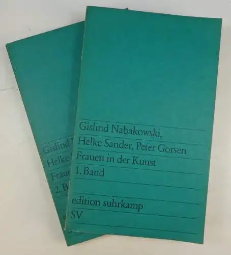 Nabakowski, Gislind / Sander, Helke / Gorsen, Peter: Frauen in der Kunst. (Edition Suhrkamp ; 952). 