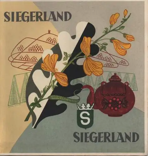 Verkehrsverband Siegerland (Hrsg.): Siegerland Westfalen. (Reiseprospekt). 1955. 