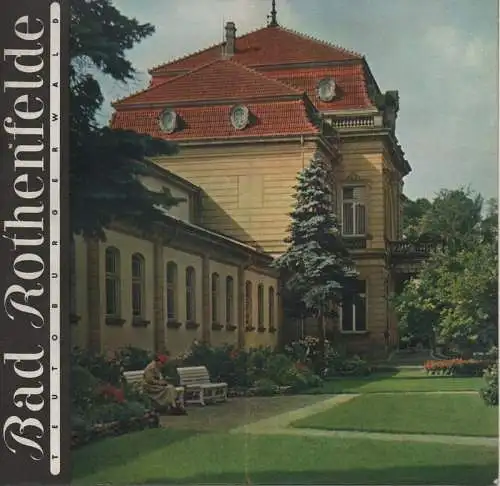 Badeverwaltung Bad Rothenfelde (Hrsg.): Bad Rothenfelde. Teutoburger Wald. (Reiseprospekt). 