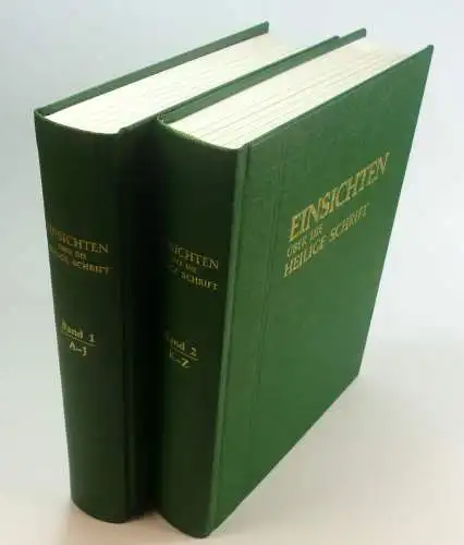 Wachtturm Bibel- und Traktat-Gesellschaft (Hg.): Einsichten über die Heilige Schrift. 2 Bände. Band 1: A-J + Band 2: K-Z und Index. 