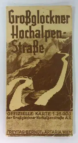 Wallack, Franz (Bearb.): Großglockner Hochalpenstraße. Offizielle Karte. 1:25.000. 