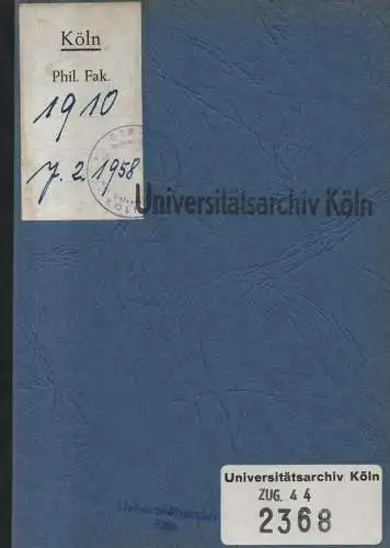 Deimann, Hermann: Die Doktrin vom göttlichen Rechte der Könige bei Jakob I. von England in ihrem Einfluss auf die Anfänge der Soziologie in England im 17. Jahrhundert. (Diss.). 