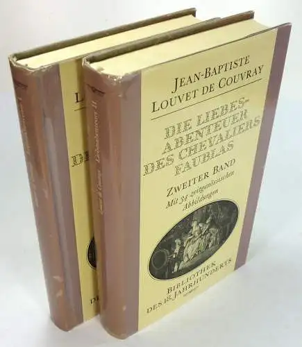 Louvet de Couvray, Jean-Baptiste: Die Liebesabenteuer des Chevaliers Faublas. Erster und Zweiter Band. (Bibliothek des 18. Jahrhunderts). 