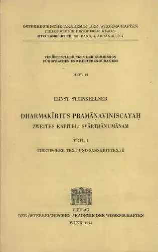 Steinkellner, Ernst / Österreichische Akademie der Wissenschaften. Philosophisch Historische Klasse (Hrsg.) / Österreichische Akademie der Wissenschaften. Kommission für Sprachen und Kulturen Südasiens (Hrsg.): Dharmakirti, 7.. 