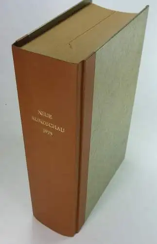 Mann, Golo / Hartung, Rudolf u.a. (Hg.): Neue Rundschau. Jahrgang 1975. Begründet von S. Fischer Verlag im Jahre 1890. Kompletter Jahrgang, gebunden. 