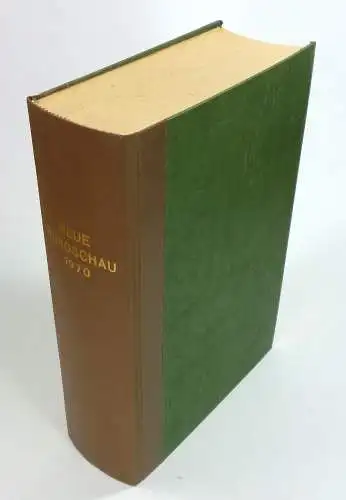 Mann, Golo / Hartung, Rudolf u.a. (Hg.): Neue Rundschau. Jahrgang 1970. Begründet von S. Fischer Verlag im Jahre 1890. Kompletter Jahrgang, gebunden. 