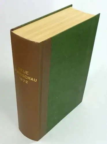 Mann, Golo / Hartung, Rudolf u.a. (Hg.): Neue Rundschau. Jahrgang 1972. Begründet von S. Fischer Verlag im Jahre 1890. Kompletter Jahrgang, gebunden. 