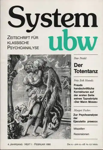 Priskil, Peter / Fritz Erik Hoevels / Margret Fischer (u. a.): Der Totentanz + Freuds handschriftliche Korrekturen auf der ersten Seite seines Typoskripts "Der Mann.. 