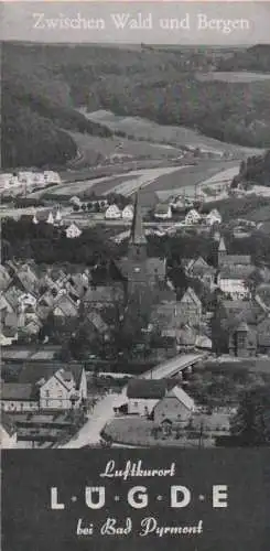 Heimat- und Verkehrsverein Lüdge e.V. (Hrsg.): Luftkurort Lüdge bei Bad Pyrmont. Zwischen Wald und Bergen. (Reiseprospekt von 1955). 