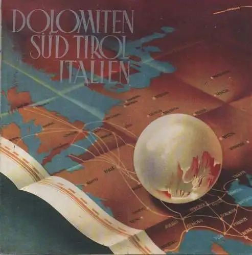 Provinzialverband für Fremdenverkehr Bolzano/Bozen (Hrsg.): Dolomiten. Südtirol. Italien. (Reiseführer um 1956).