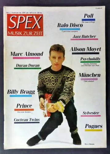 Bömmels, Peter u.a. (Red.): Spex. Musik zur Zeit - Nr. 2 - Februar '85. 