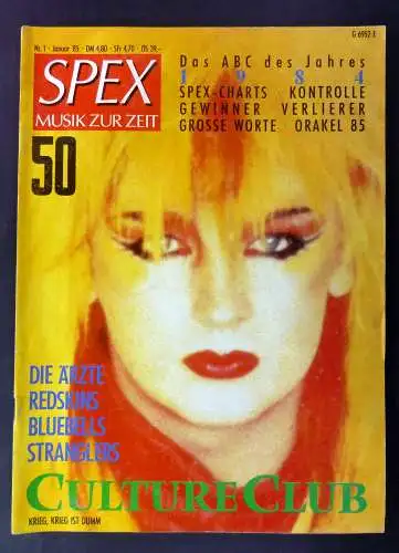 Bömmels, Peter u.a. (Red.): Spex. Musik zur Zeit - Nr. 1 - Januar '85. 