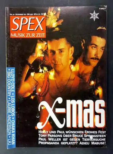 Bömmels, Peter (Red.) / Alsmann, Götz (Mitarb.): Spex. Musik zur Zeit - Nr. 12 - Dezember '84. 