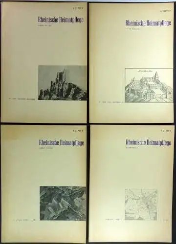 Verband Rheinischer Heimatmuseen (Hg.): Rheinische Heimatpflege. Neue Folge. Hefte 1-4 1968 + Jahresregister. 