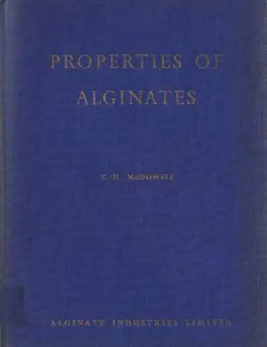 McDowell, R. H: Properties of alginates. 