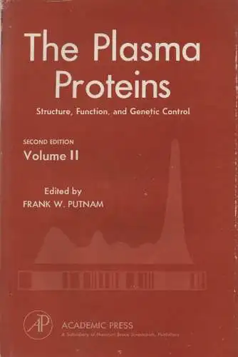Putnam, Frank W. (Edit.): The plasma proteins, Volume II, Biosynthesis, metabolism, alterations in disease. 