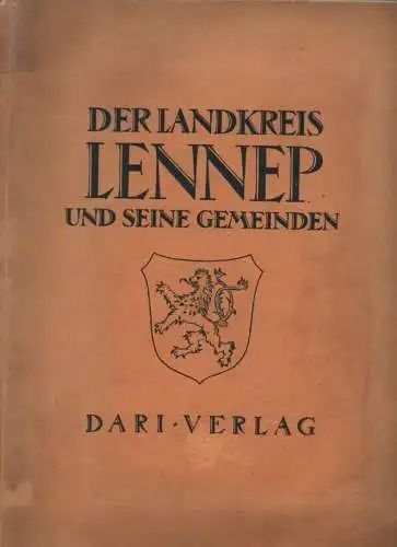 Bockhaus, Ludwig (Hrsg.): Der Landkreis Lennep und seine Gemeinden. 