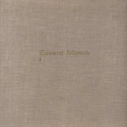 Stenersen, Rolf E: Edvard Munch. 