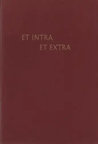 Grosche, Robert: Et intra et extra: theologische Aufsätze. 
