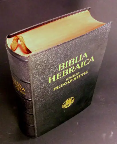 Kittel, Rudolf (Hrsg.): Biblia hebraica. (Testamentum vetus). 