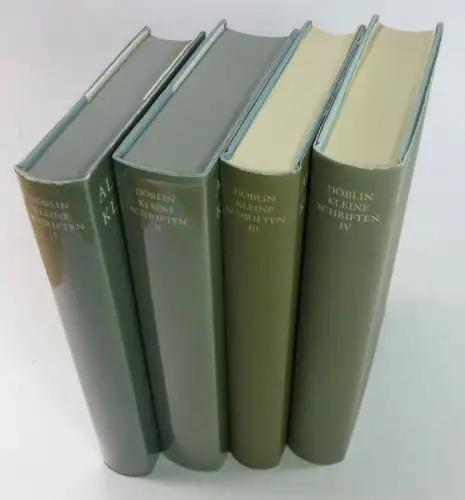 Döblin, Alfred: Kleine Schriften. Bd.1 bis Bd.4 (in 4 Bde.). 