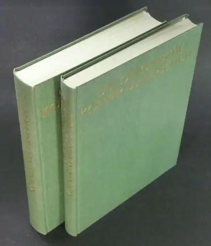 Bloch, Peter / Hermann Schnitzler (Bearb.): Die Ottonische Kölner Malerschule. 2 Bände:Band I: Katalog und Tafeln.Band II: Textband. 