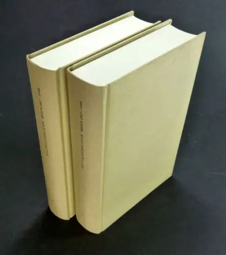 Hasenclever, Walter: Briefe : in zwei Bänden ; 1907 - 1940. Bd. 1., 1907 - 1932. +  Bd. 2., 1933 - 1940. 