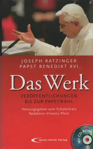 Hrsg. vom Schülerkreis. Red.: Vinzenz Pfnür: Joseph Ratzinger, Papst Benedikt XVI. - das Werk: bibliographisches Hilfsmittel zur Erschließung des literarisch-theologischen Werkes von Joseph Ratzinger bis zur Papstwahl. 