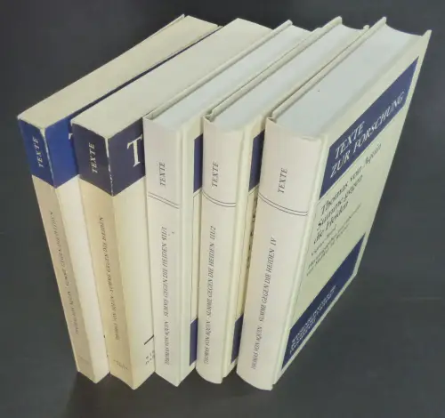 Thomas von Aquin / Karl Albert / Paulus Engelhardt / Karl Allgaier / Markus H. Wörner: Summe gegen die Heiden. 4 Bände in 5 Büchern. 