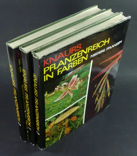 de Wit, H. C. D. / Boedjin, K. B: Knaurs Pflanzenreich in Farben. 3 Bände:Band 1: Höhere Pflanzen I. Deutsche Bearbeitung fon Heinz Paul.Band 2:.. 