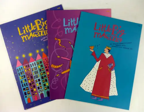 Rabiner Sholom B. Rosenfeld (Red.): Little Big Magazine. Die jüdische Kinderzeitschrift. 6 Hefte: Nummer Drei (2000) - Nummer Acht (2001). 