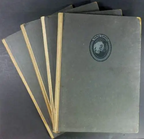 Volksverein für das katholische Deutschland (Hrsg.): Jung Land. Jahrbuch für das junge Landvolk. 16.-19. Jahrgang / 1923/24 - 1926/27. 4 Bände. 