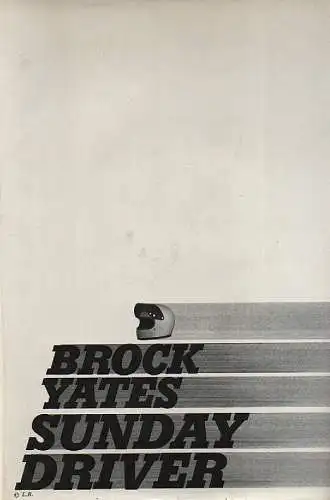 Yates, Brock: Sunday driver. 