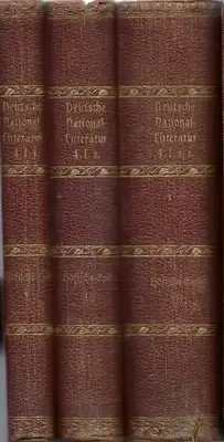 Kürschner, Joseph (Hrsg.): Höfische Epik (3 Bände) bearbeitet von Prof. Dr. Paul Piper. 