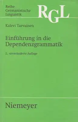 Einführung in die Dependenzgrammatik