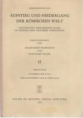 Temporini, Hildegard / Wolfgang Haase / Andreas Wacke: Afrikans Verhältnis zu Julian und die Haftung für höhere Gewalt (Sonderdruck aus Aufstieg und Niedergang der Römischen...