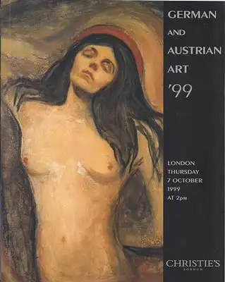 Christie's: German and Austrian Art '99 - London 7 October 1999. 