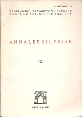 Annales Silesiae IX