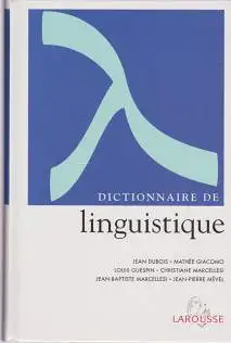 Dictionnaire de linguistique