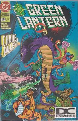 Marz, Ron / Darryl Banks / Romeo Tanghal: Green Lantern # 58 / JAN 95 / Chaos Alley. 