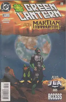 Marz, Ron / Tom Grindberg / Romeo Tanghal: Green Lantern No. 87 - Martian Manhunter / plus: JLA and Access. 