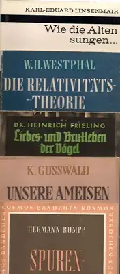 Kosmos Gesellschaft der Naturfreunde (Hg.): Kosmos - Bibliothek. Konvolut aus 112 Bänden. 