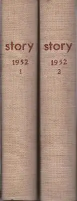 Cordan, Wolfgang (Hrsg.): Story - Die modernen Kurzgeschichte - Die Welt erzählt - Die Monatsschrift der modernen Erzählung - 7. Jahrgang - 1952 Heft 1-12 (2 Bücher). 