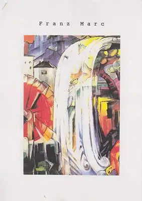 Schütz, Dr. Lieselotte: Franz Marc - Vortrag. 