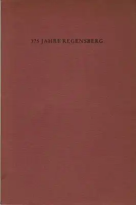 375 Jahre Regensberg -  Eine Festgabe. Annette von Droste-Hülshoff: Des alten Pfarrers Woche